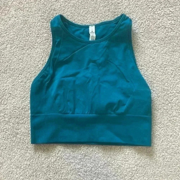 Lululemon ebb to train sports bra in the color laguna. In size 6 - Picture 3 of 5